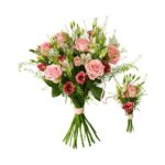 FAMILJEBUKETT ROSA-VIT