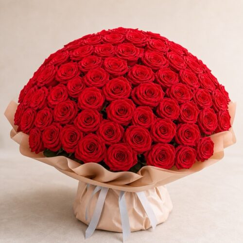 red-rose-dome-bouquet